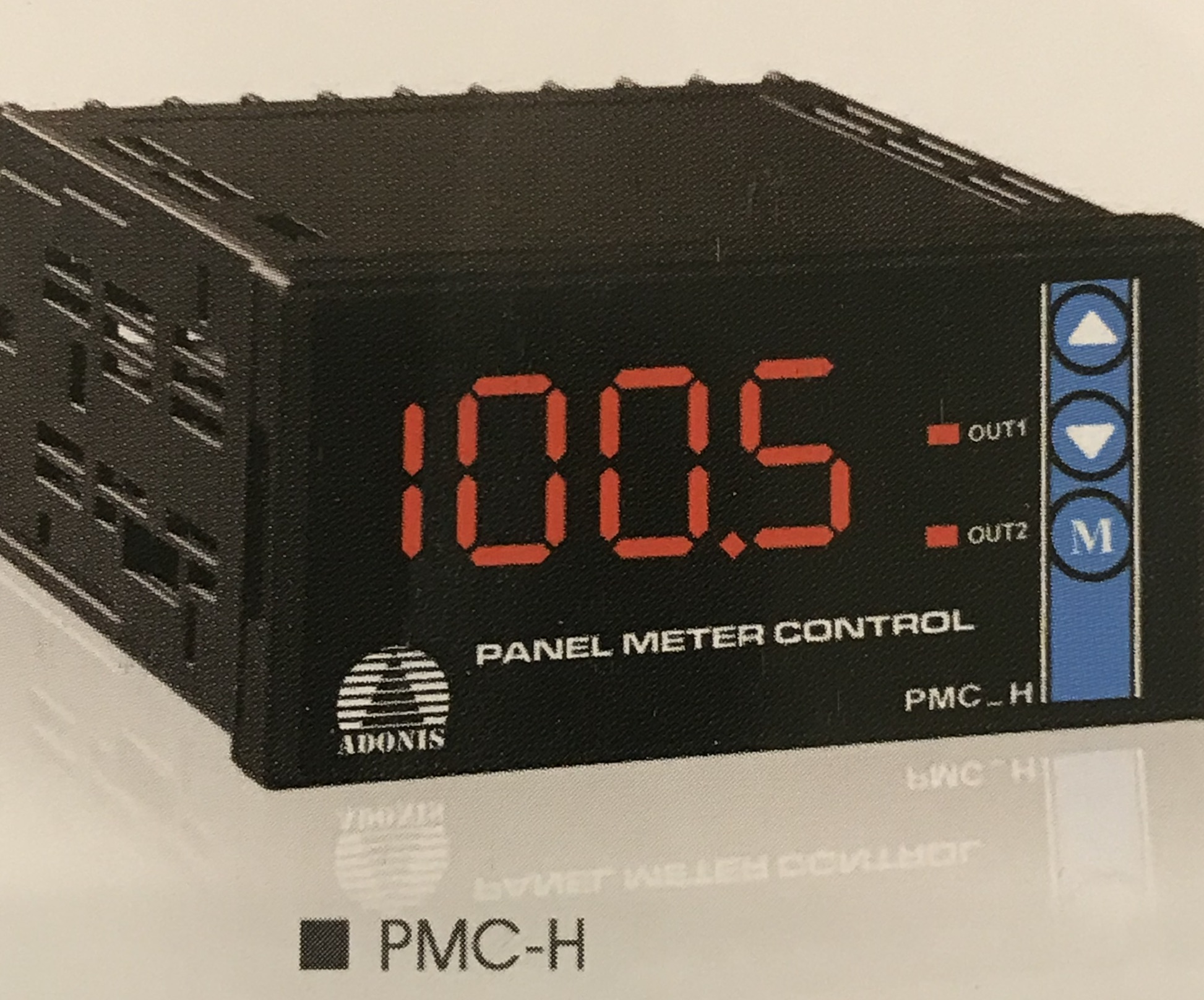 دورسنج (Tachometer)یا RPM METERdh یا پالس متر میکروپروسسوری مدل PMC-H سایز48*96 دارای دو رله خروجی