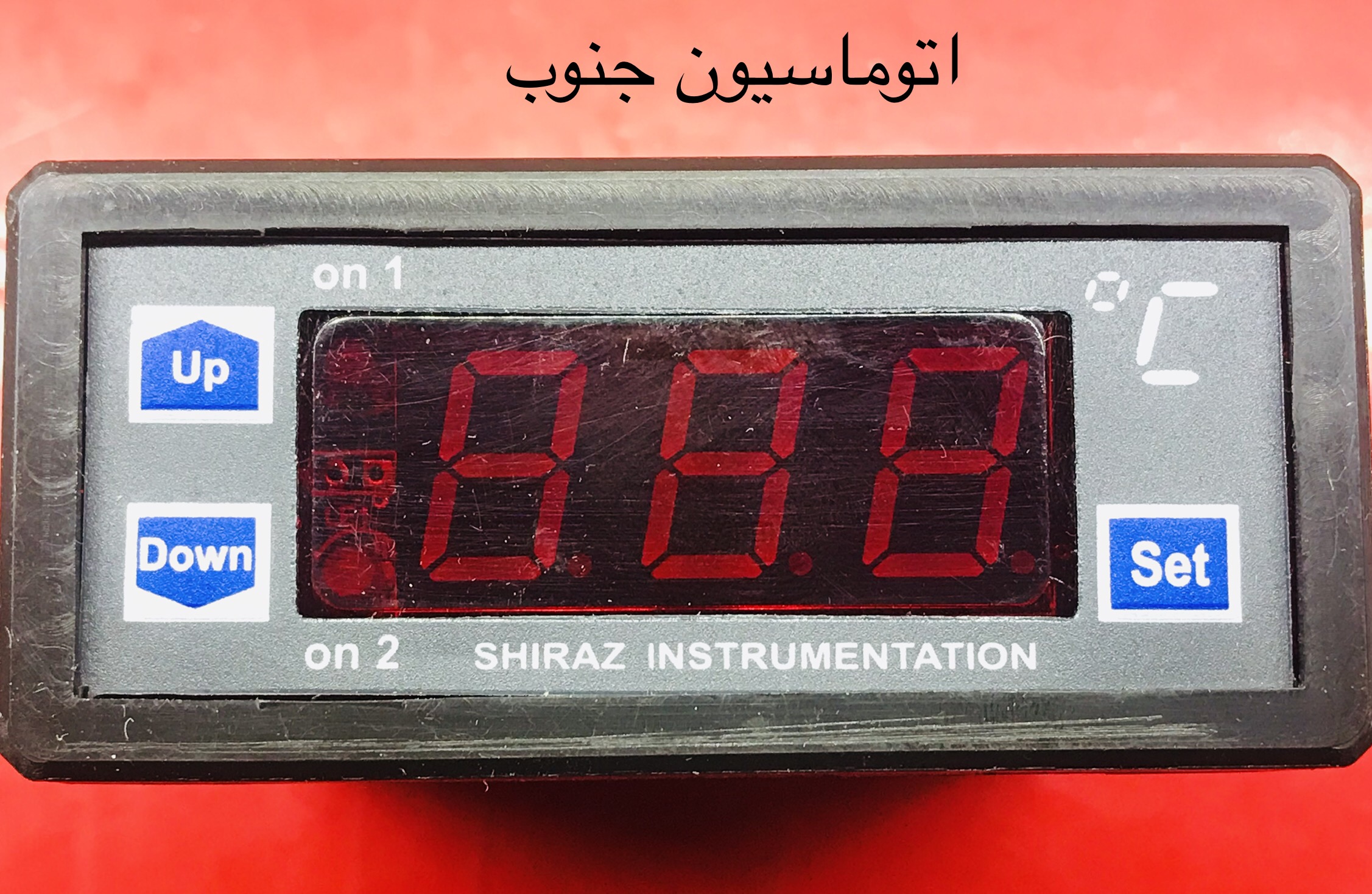 کنترل کننده دما مدل C-40 - 110درجه سانتی گراد و دو رله -SH105  -DA - PT100 سایز 36*72*75