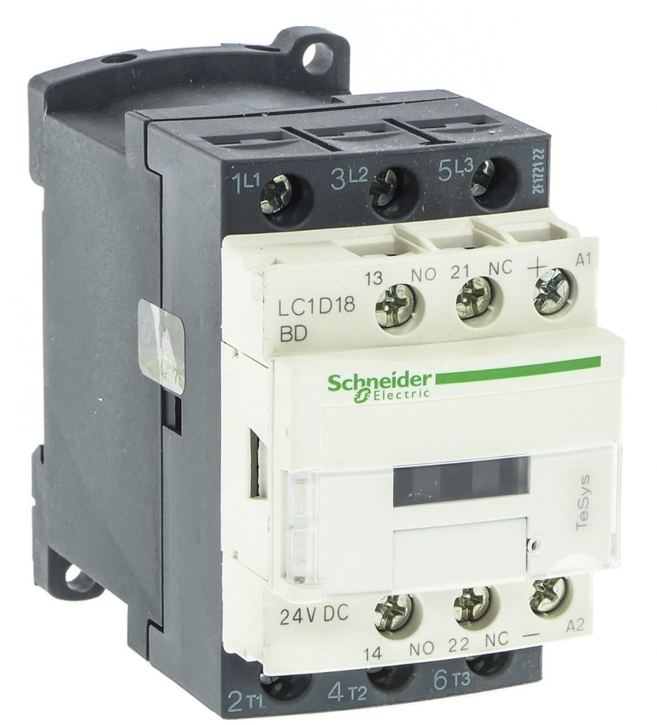کنتاکتور اشنایدر D18 /24V-DC