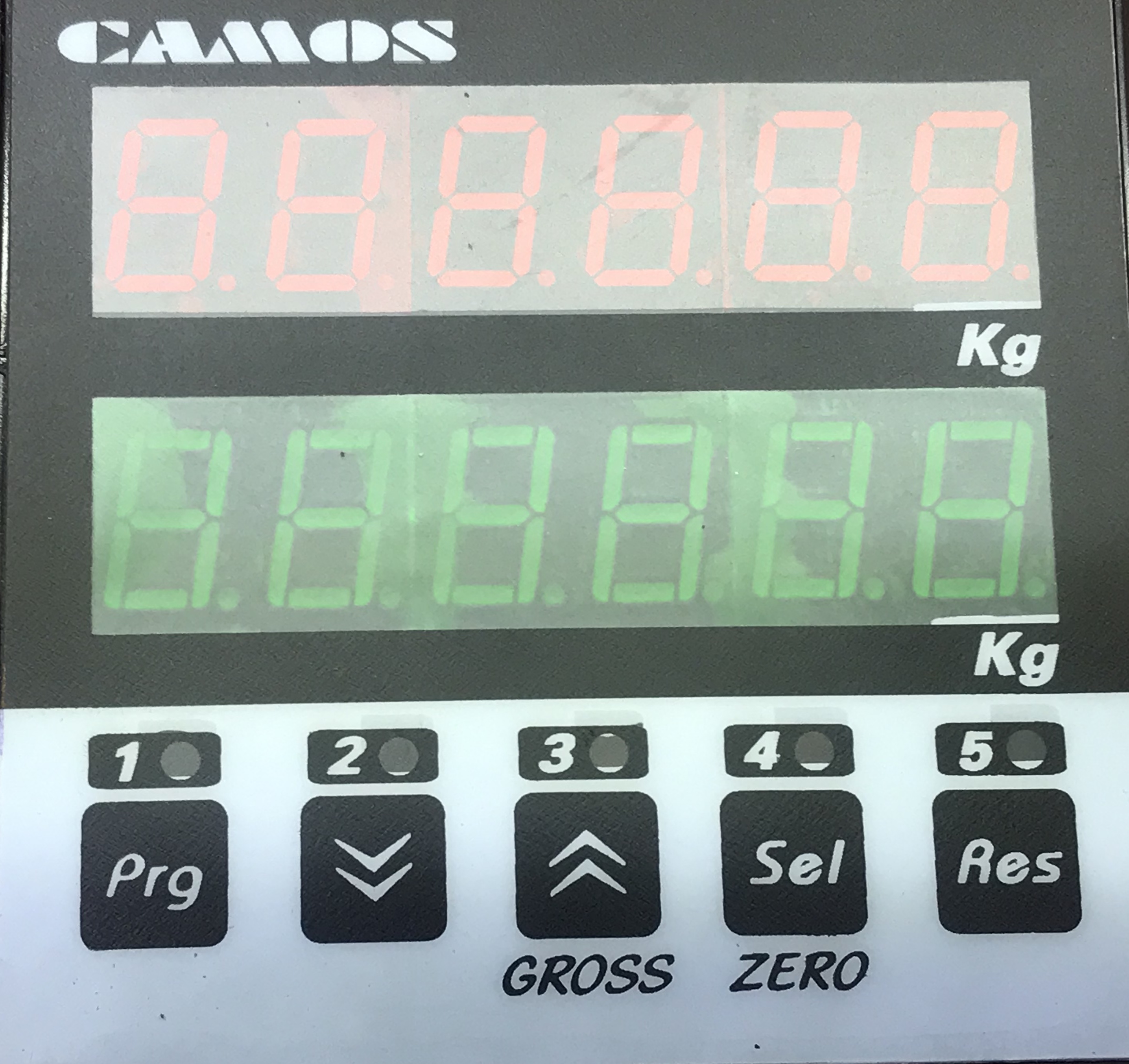 نمایشگر وزن یا کنترل توزین کاموس ۴ رله مدل (CAMOS)