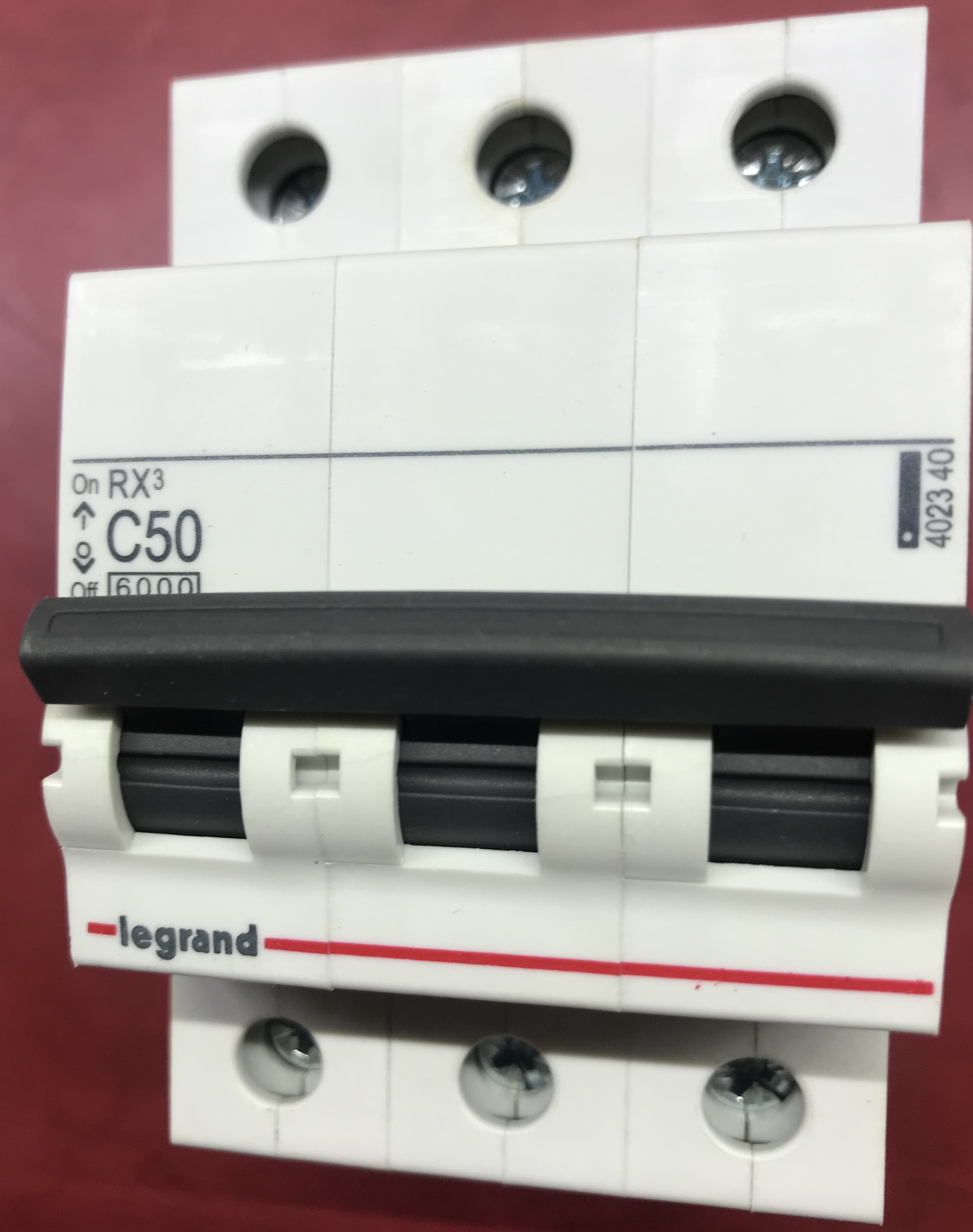 کلید فیوز میناتوری سه پل 50 آمپری لگراند Legrand